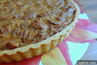 Coffee Pecan Tart with Orange Shortbread Crust Recipe