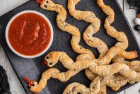 Crispy Breadstick Rattlers: Spicy Sausage-Stuffed Appetizers