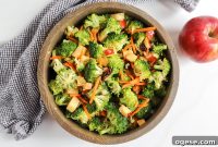 Crisp Broccoli and Apple Salad (Dairy-Free Dressing)