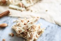 Horchata White Chocolate Bark with Almonds & Cinnamon