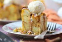 Salted Caramel Pumpkin Bread Pudding Recipe