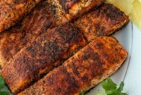 Crispy Pan-Seared Salmon with Lemon Butter Sauce