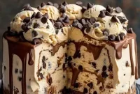 Chocolate Chip Cookie Dough Ice Cream Cake Recipe Guide