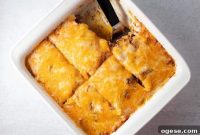 Low-Carb Taco Casserole with Cheesy Cauliflower Crust