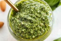 Basil Almond Pesto Recipe for Fresh Homemade Sauce