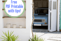 April Decluttering Checklist + Free Printable Planner