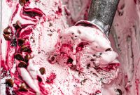 No-Churn Blackberry Chocolate Chip Ice Cream Recipe