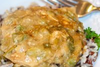 Creole Chicken with Green Chili Cream Sauce Recipe