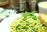 Pea and Pine Nut Pesto Recipe for Spring Pasta and Toasts