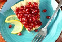 Pomegranate Lemon Cream Pie Recipe: Zesty Layered Dessert