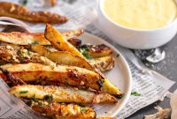 Crispy Whole30 Garlic Fries