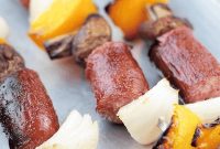 Sausage and Vegetable Kabobs Recipe for Grilling Tonight