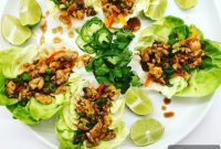 Savory Chicken Lettuce Wrap Recipe with Tangy Asian Sauce