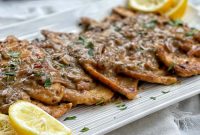 Crispy Lemon Shallot Chicken with Garlic and Herbs