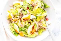 Tuna Tossed Salad with Lemon Vinaigrette