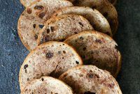 Gluten-Free Cinnamon Raisin Bagel Chips (Dairy-Free)