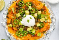 Crispy Air Fryer Nachos with Cheese & Quick Toppings