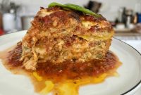 Zucchini Parmigiana with Ricotta and Crispy Parmesan