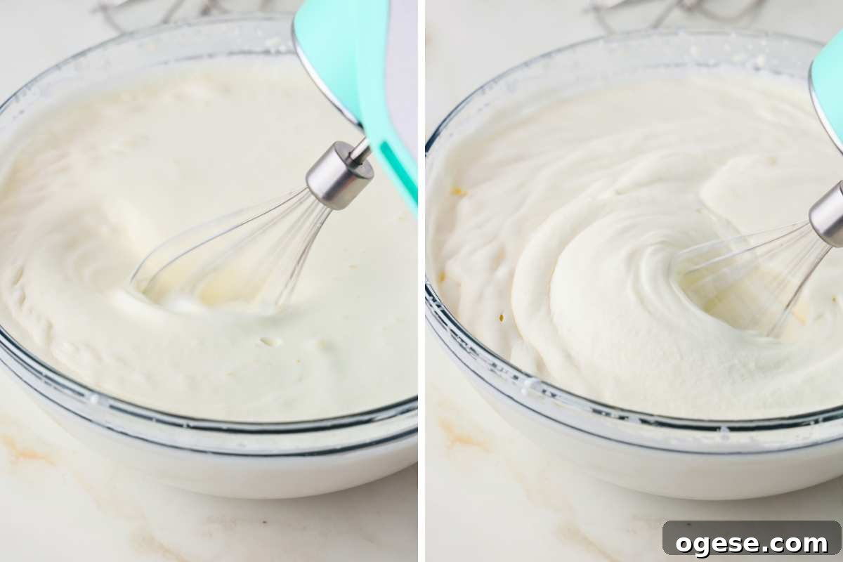 Make Real Homemade Butter Without a Churn: Simple Method 3 cream being whisked in bowl.