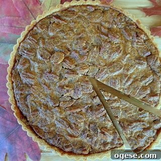Coffee Pecan Tart with Orange Shortbread Crust Recipe 5 coffee pecan tart