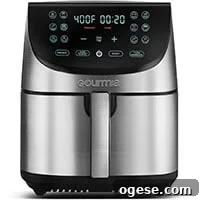 Gourmia 8 qt. Air Fryer