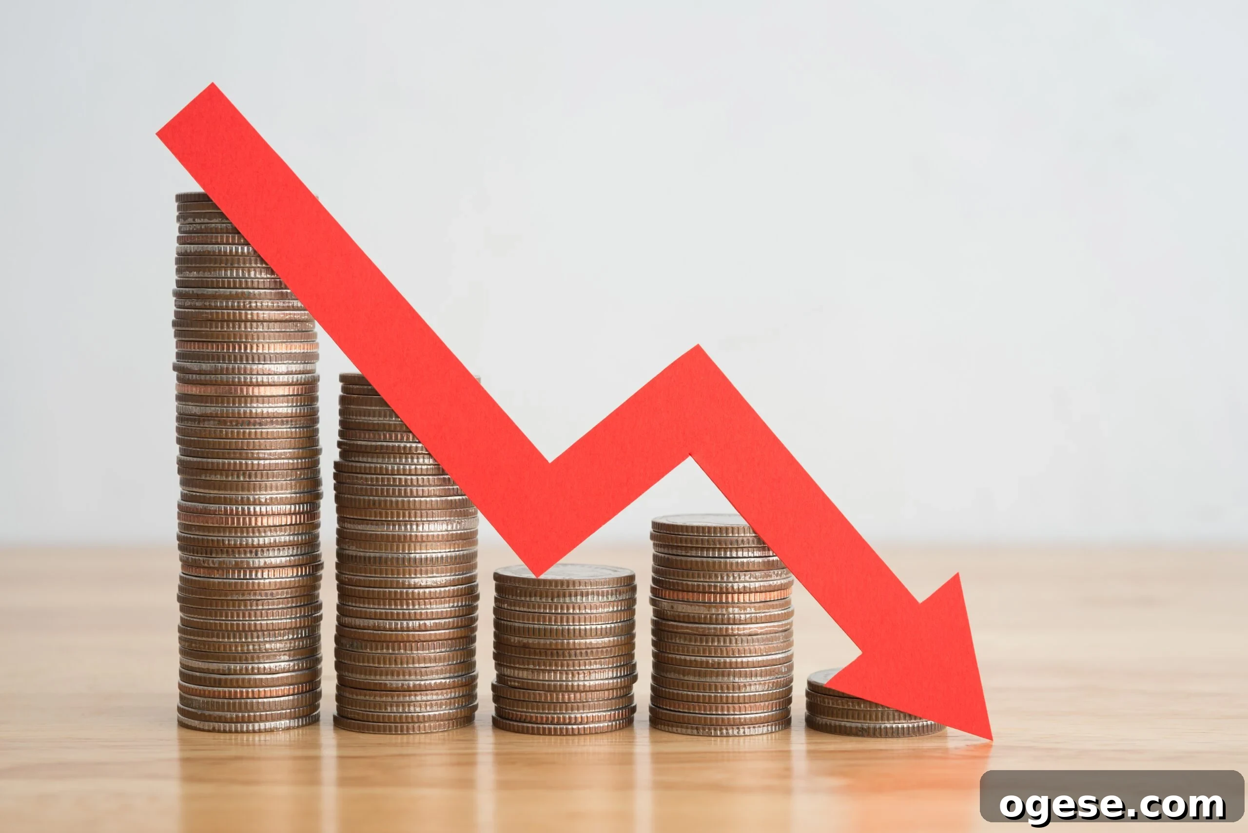 Decline in sales
