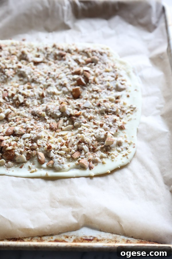 Horchata White Chocolate Bark with Almonds & Cinnamon 6 Horchata White Chocolate Almond Bark Recipe with Cinnamon | Easy