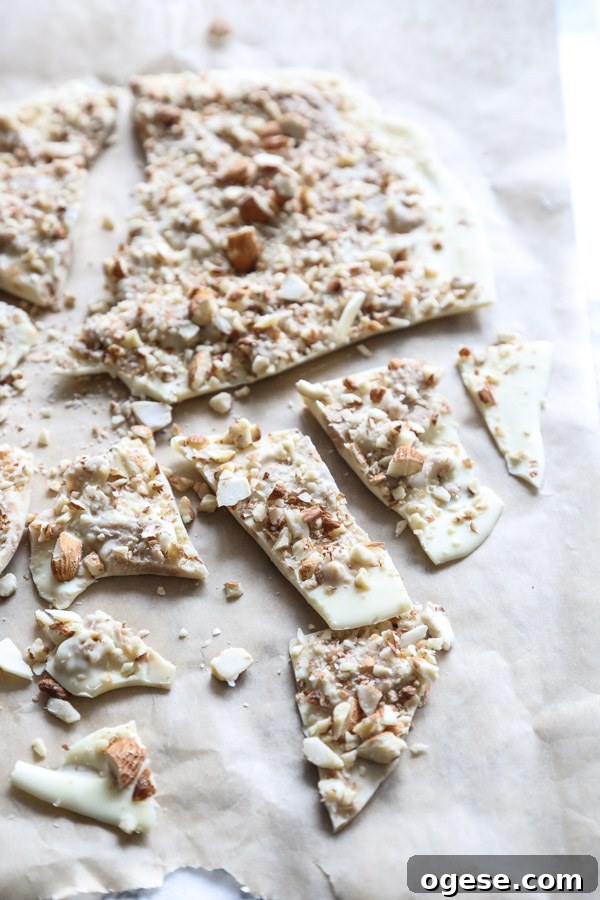 Horchata White Chocolate Bark with Almonds & Cinnamon 7 Horchata White Chocolate Almond Bark Recipe with Cinnamon | Easy