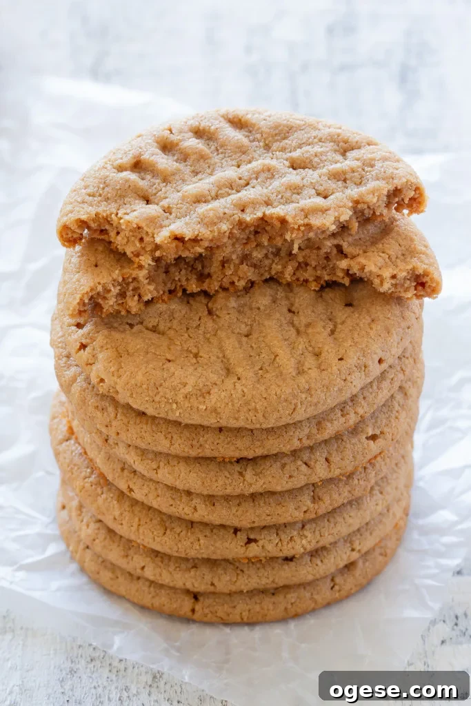 3 ingredient peanut butter cookies