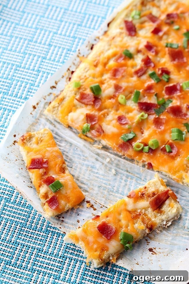 Cheesy Cauliflower Breadsticks with Loaded Toppings 3 Cheesy Loaded Cauliflower Bread