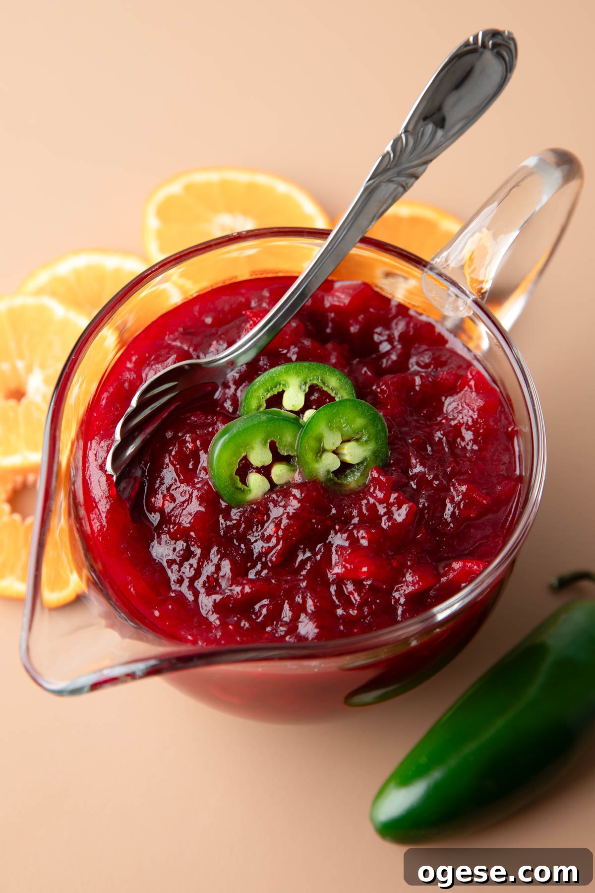 Spicy Jalapeño Cranberry Sauce Recipe for Holiday Meals 2 Jalapeño Cranberry Sauce