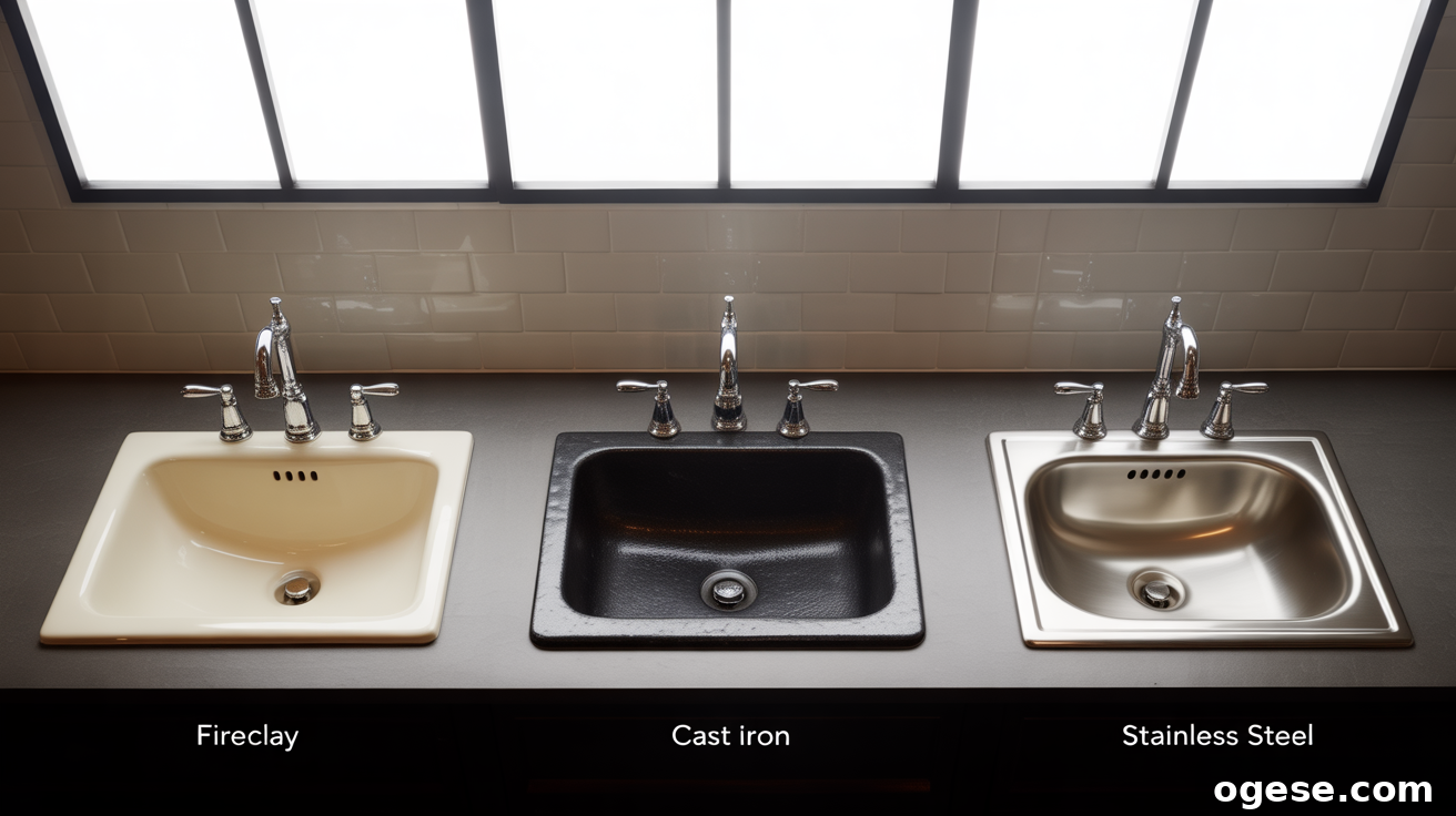 Fireclay vs Cast Iron Sinks: Main Differences and Buying Tips 4 Fireclay_vs_Cast_Iron_vs_Stainless_Steel