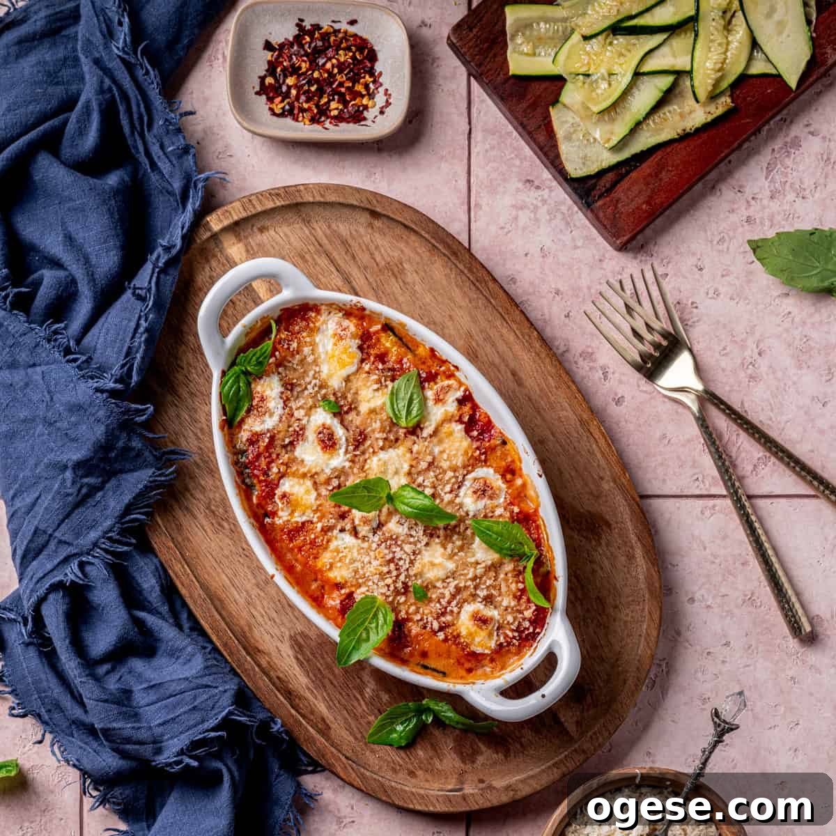 Baked Zucchini Parmigiana