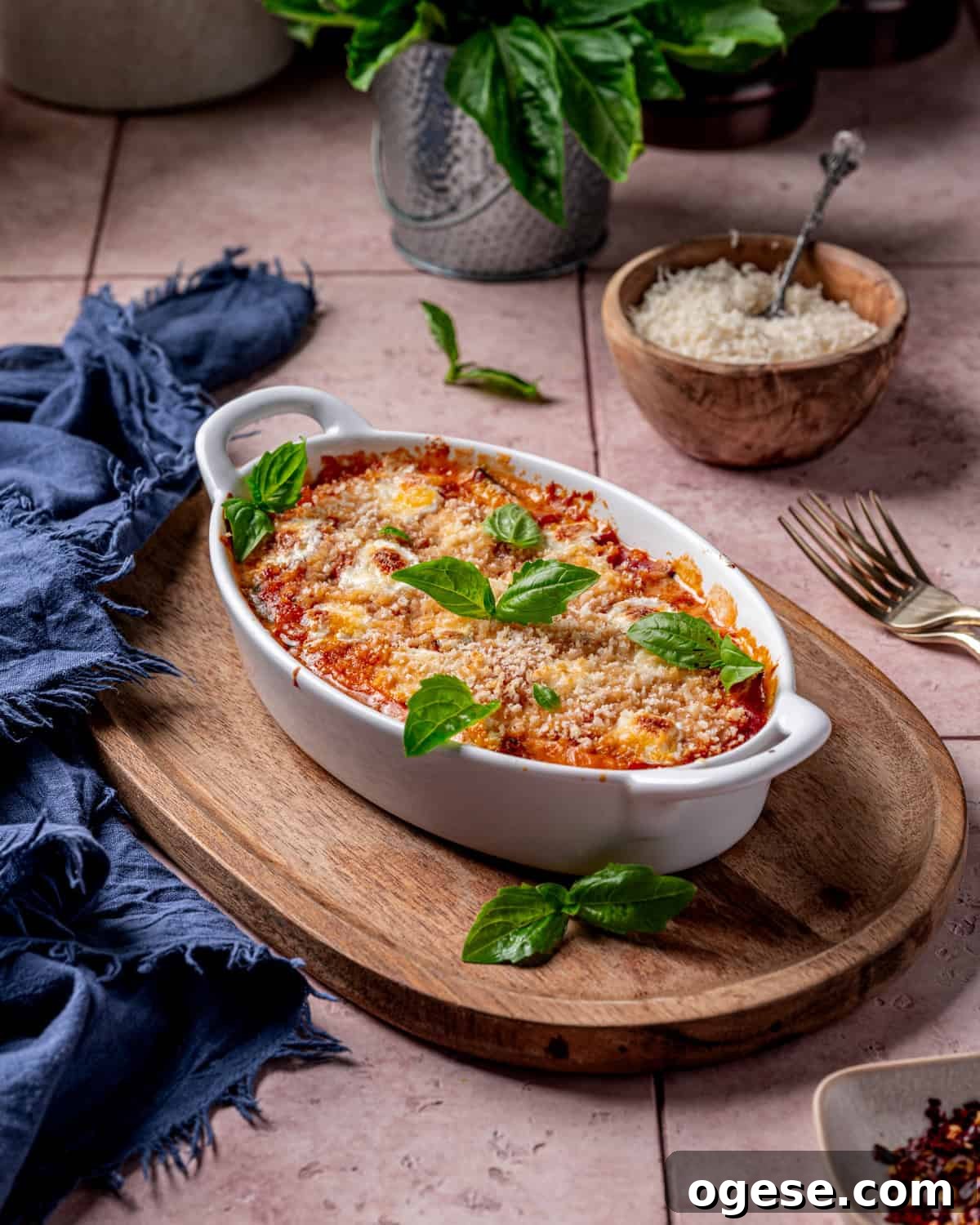 Baked Zucchini Parmigiana