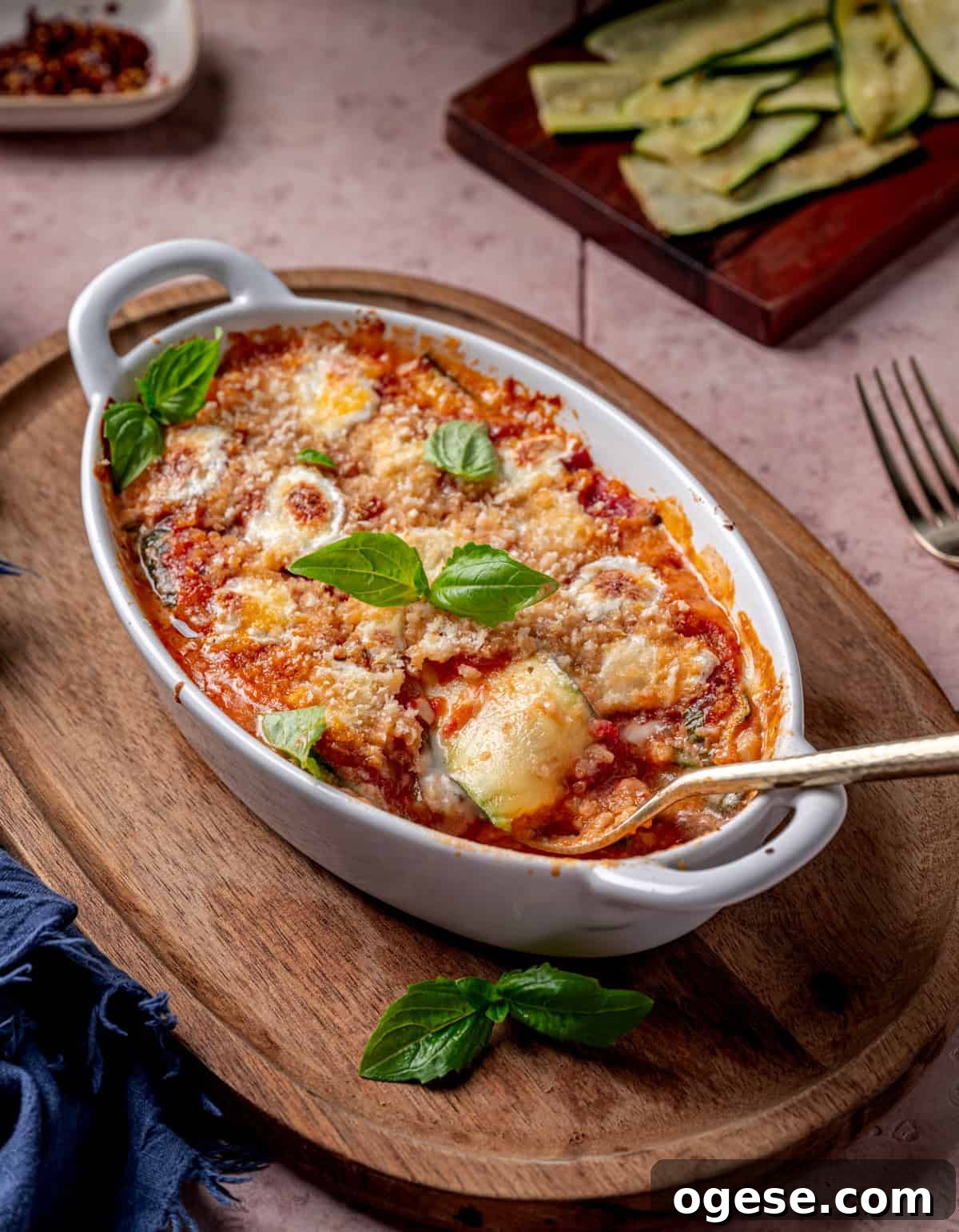 Baked Zucchini Parmigiana