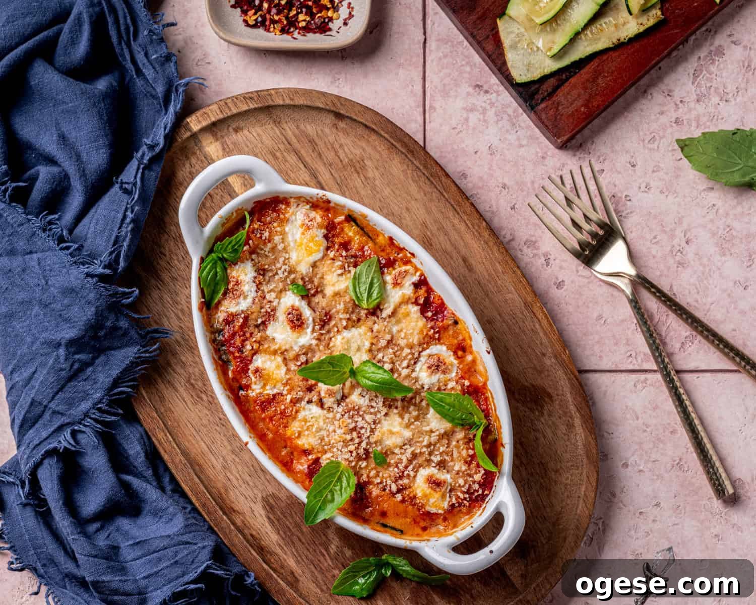 Baked Zucchini Parmigiana
