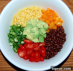 Southwest Chopped Salad with Avocado and Cilantro-Lime Dressing 3 img 15547 3