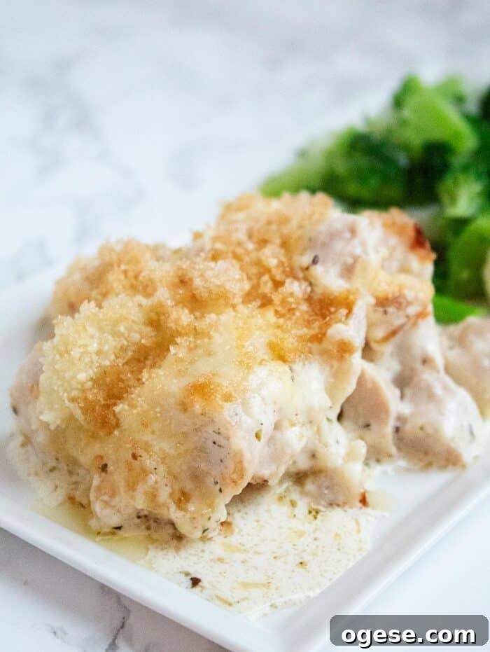 Low-Carb Taco Casserole with Cheesy Cauliflower Crust 22 keto alfredo casserole served next to a large pile of bright green broccoli