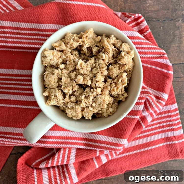 Oat topping added