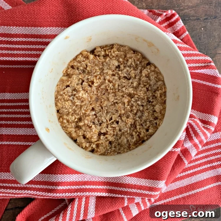 Microwaved mug crisp