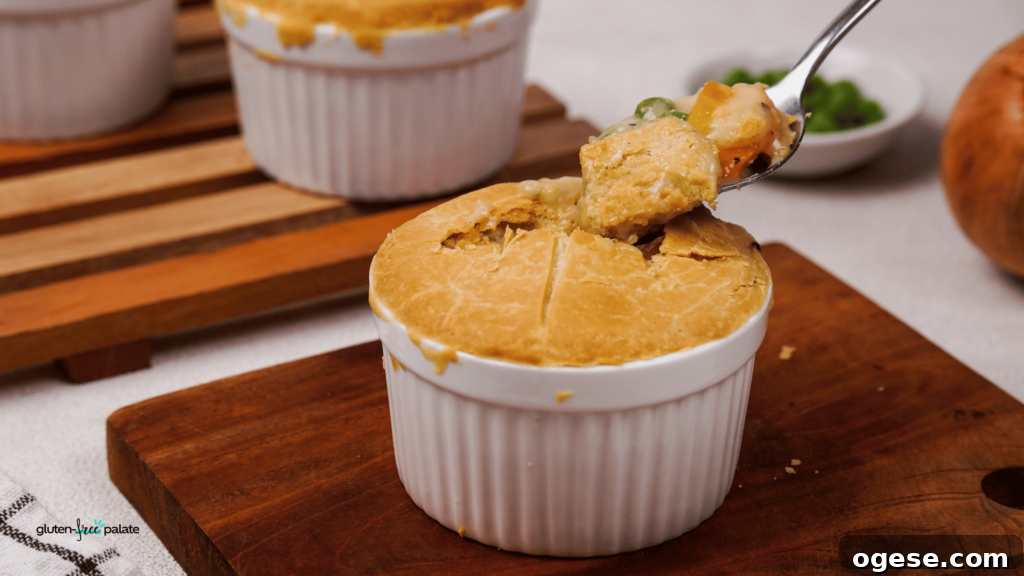 My favorite gluten free chicken pot pie recipe: This is how it turned out!