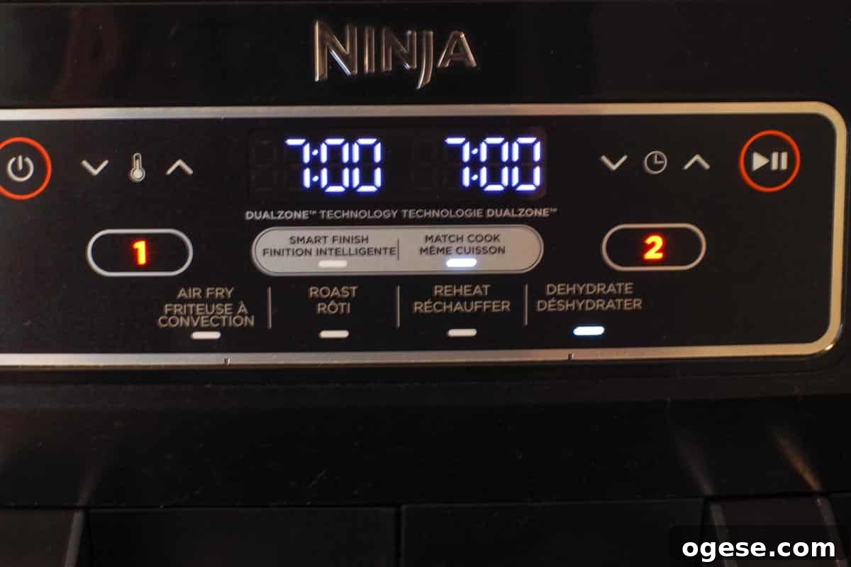 Air Fryer Dried Apples: Simple Step-by-Step Dehydrating Guide 9 Ninja Air Fryer set to 7 hours
