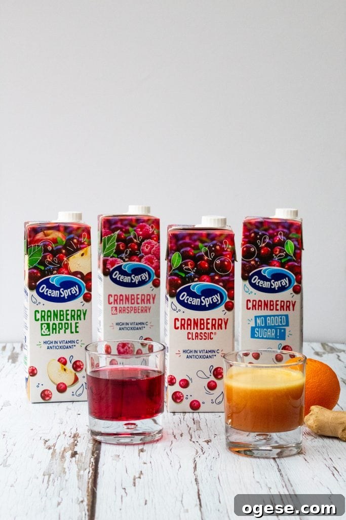 Orange Cranberry Smoothie Recipe with Ocean Spray Juice 3 Ocean Spray cranberry juice