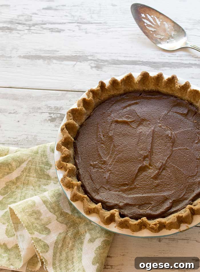 Gluten-free Vegan Pumpkin Pie with a Teff Flour Pecan Crust