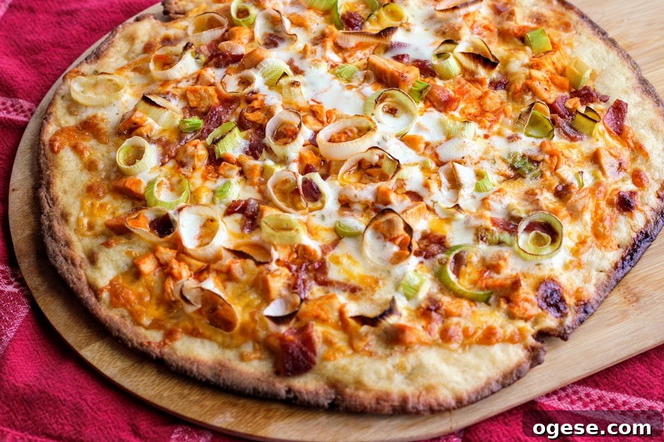 Gluten-Free Chicken and Leek Pizza Recipe 2 gluten-free leeky chicken pizza
