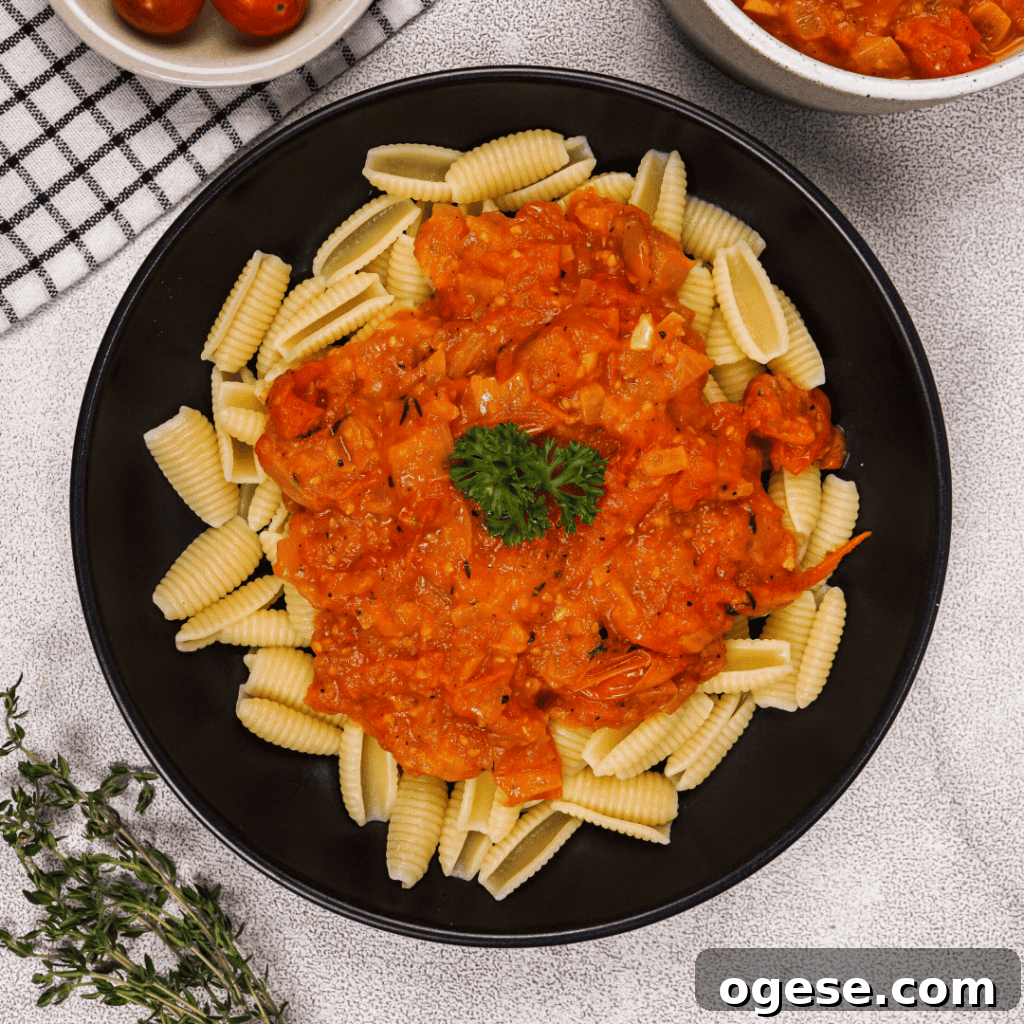 cherry tomato sauce