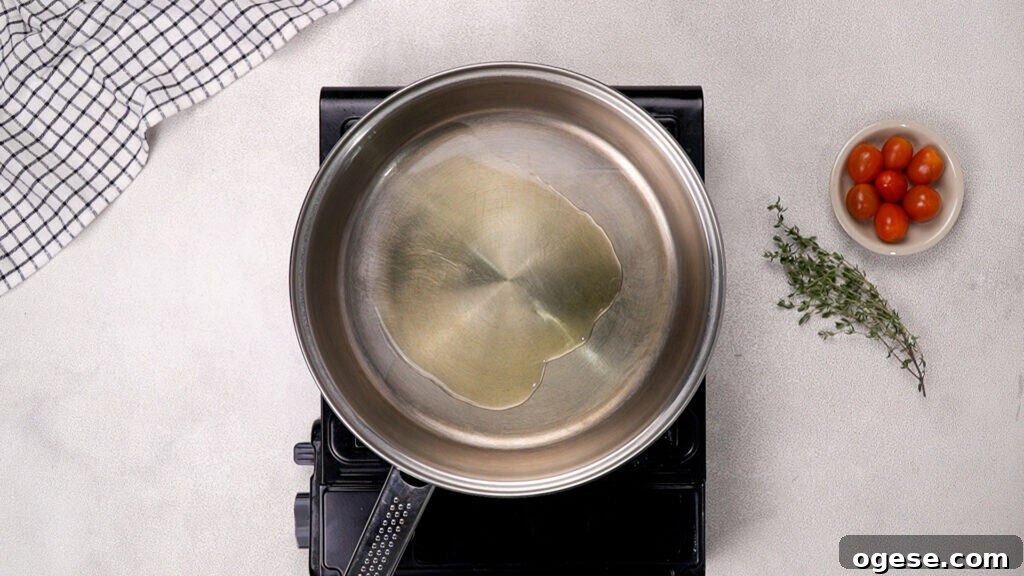 Heat the olive oil