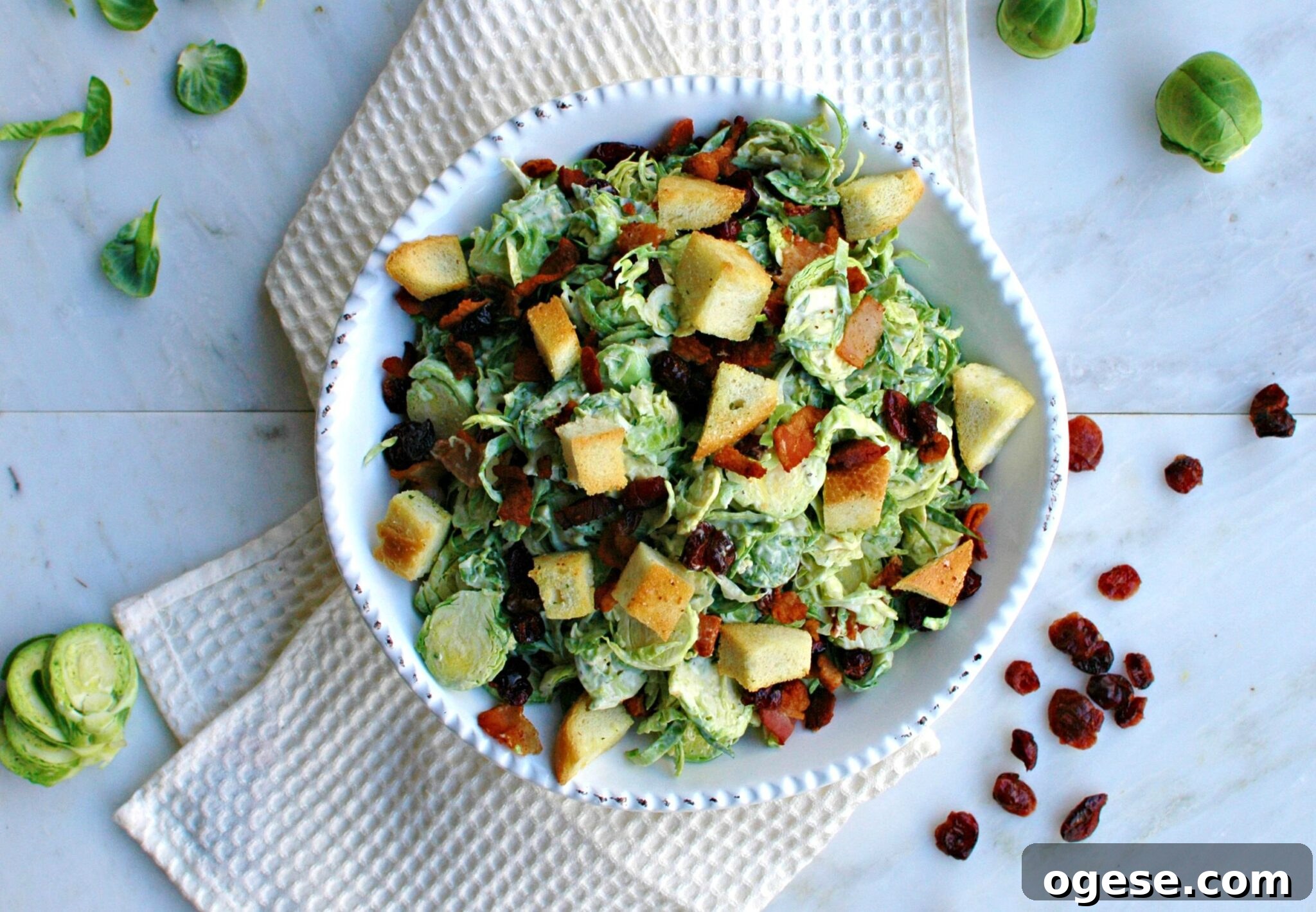 Brussels Sprout Caesar Salad 