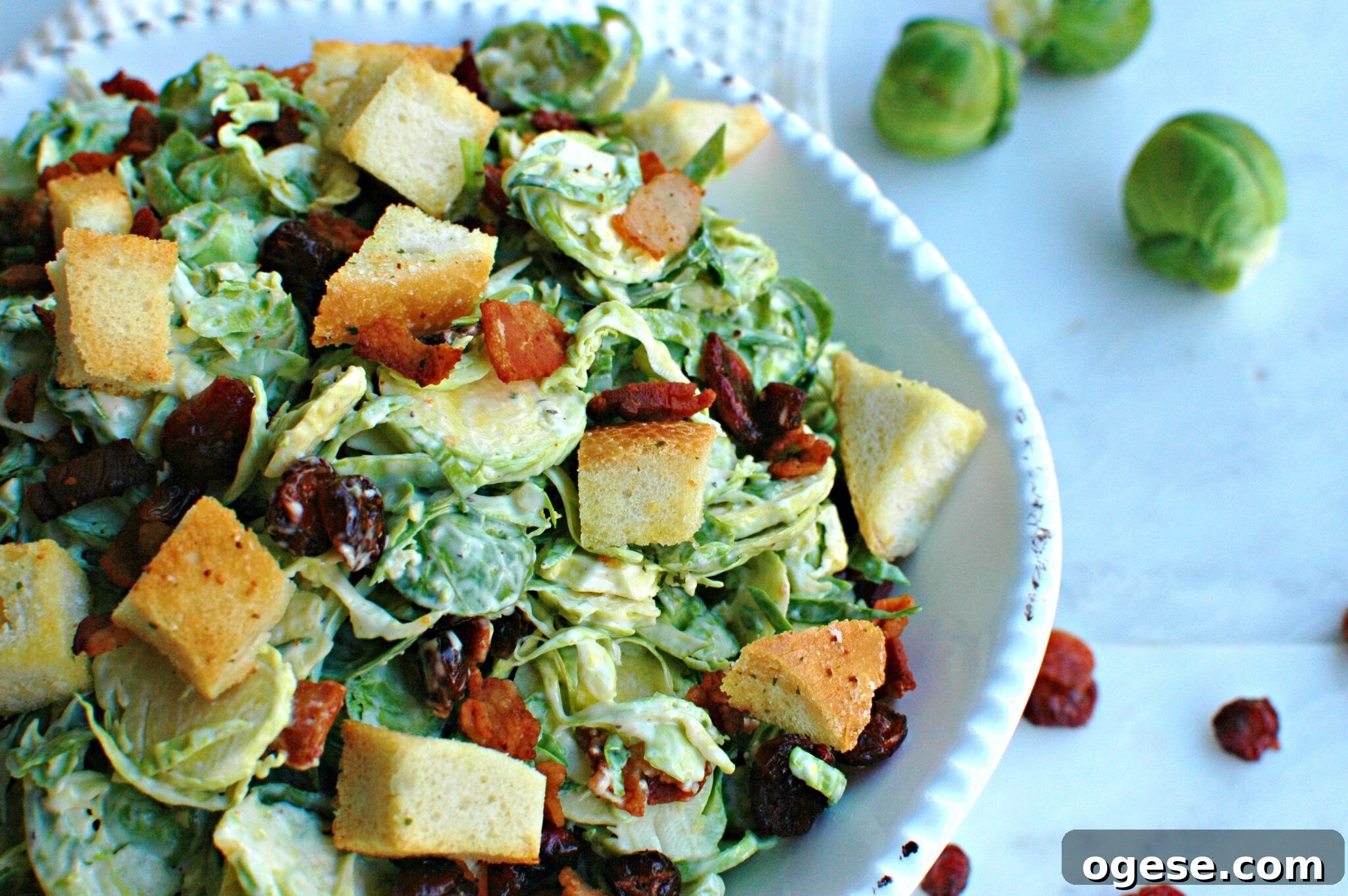 Brussels Sprout Caesar Salad 