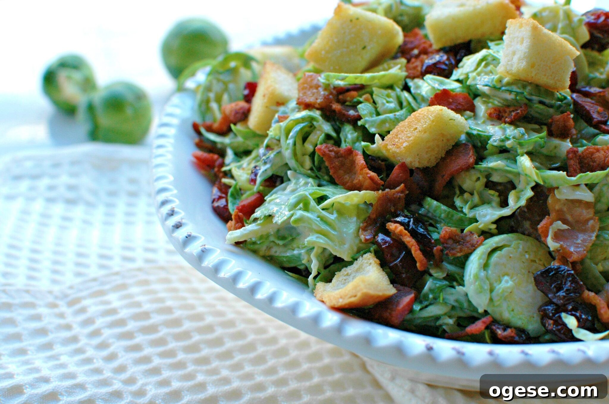 Brussels Sprout Caesar Salad 